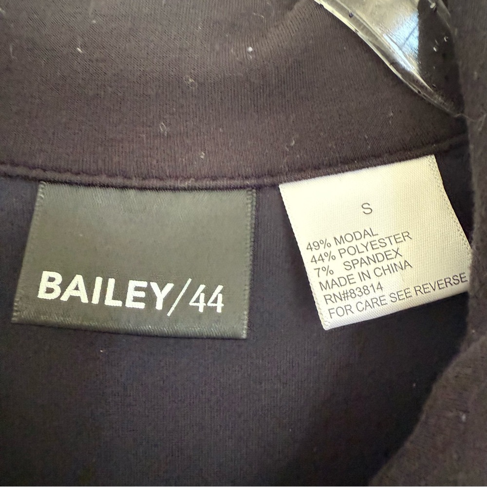 BAILEY 44 Black Scuba Jumpsuit Size S - Picture 3 of 7